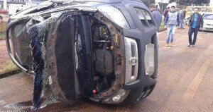 Acidente envolvendo 3 veículos na BR 277