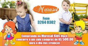 Dia das Crianças é na Marasol Kids